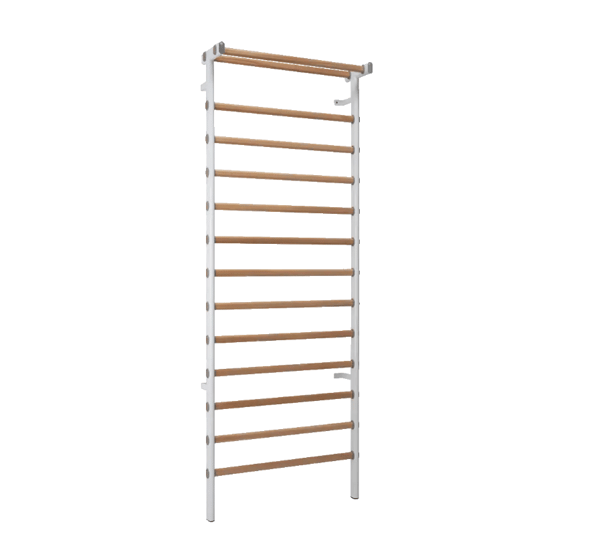 Backrest with steel uprights and 14 bars